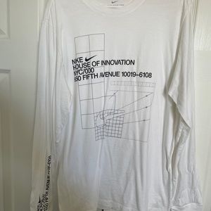White Nike Long Sleeve T-shirt